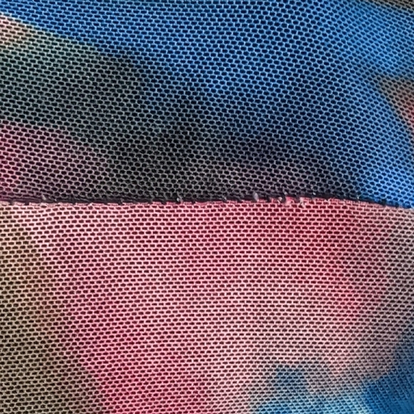 Colorful Abstract Corset Top - Picture 8 of 8